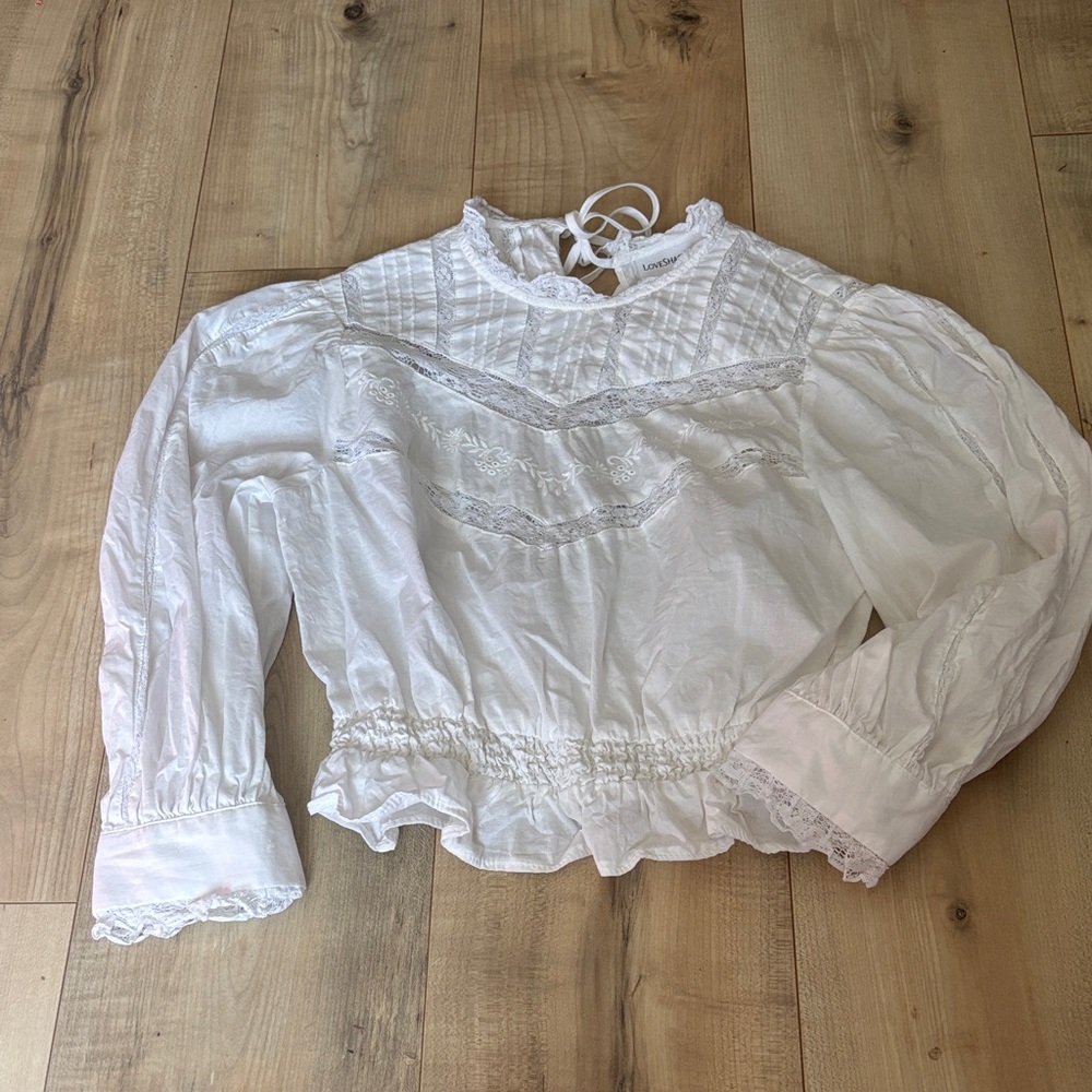 Loveshack Fancy x Target Lace Blouse - XS